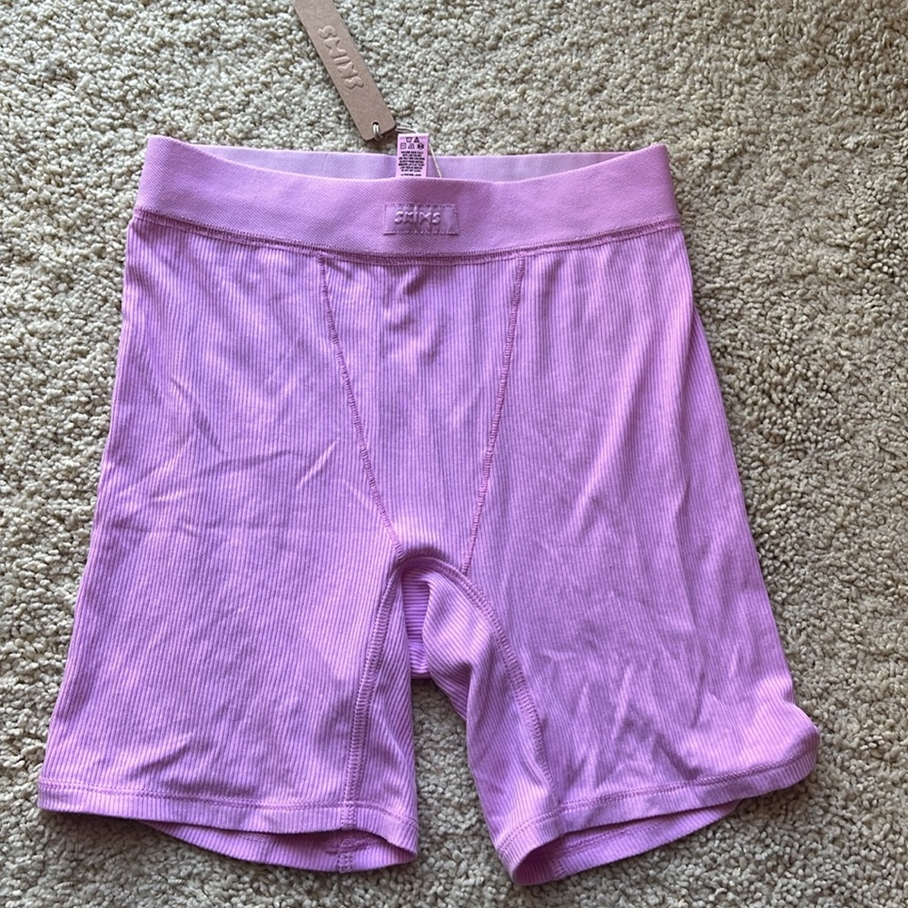 NWT Skims Pink Boxer Shorts